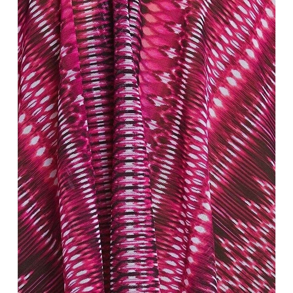 Profile by Gottex pink Indian Sunset mesh fly away tankini top size 6 - Picture 3 of 4